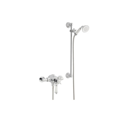 K Vit Klassique Option 4 Thermostatic Exposed Shower with Adjustable Slide Rail Kit