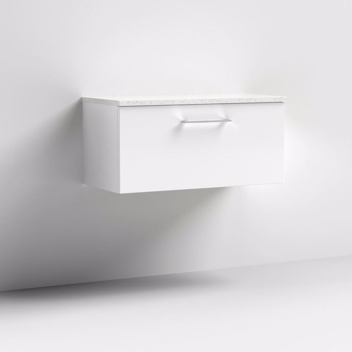 Arno 600/800mm 1 Drawer Wall Hung Worktop