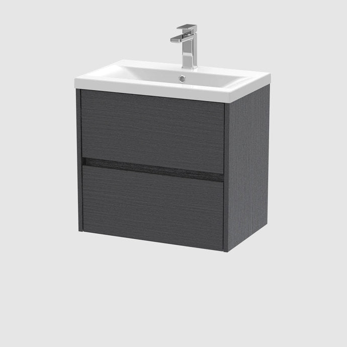 Havana 500/600/800mm 2 Drawer Wall Hung Basin Cabinet