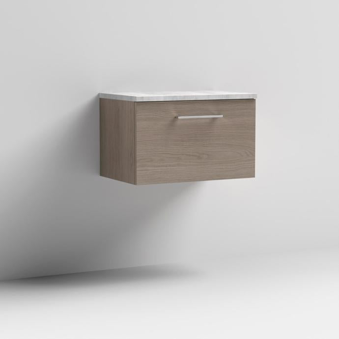 Arno 600/800mm 1 Drawer Wall Hung Worktop