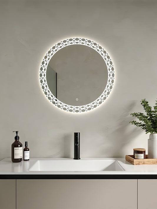 Giavani Halo 600/800mm Steam Free Colour Changing Mirror
