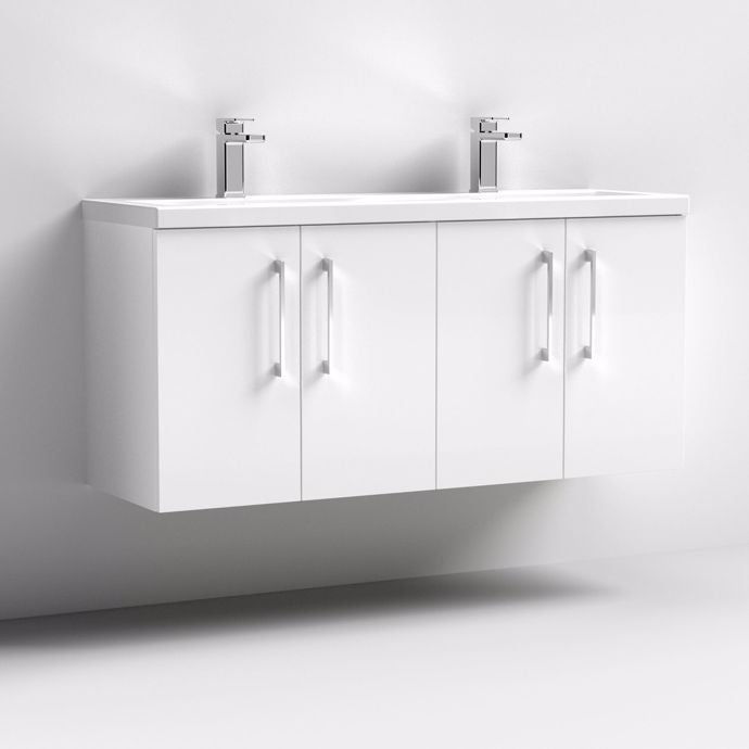 Arno 1200mm Wall Hung 1 Drawer/2 Drawer/1 Door Basin Cabinets