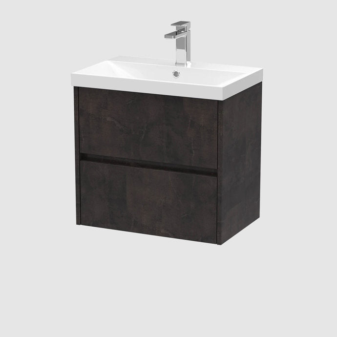 Havana 500/600/800mm 2 Drawer Wall Hung Basin Cabinet