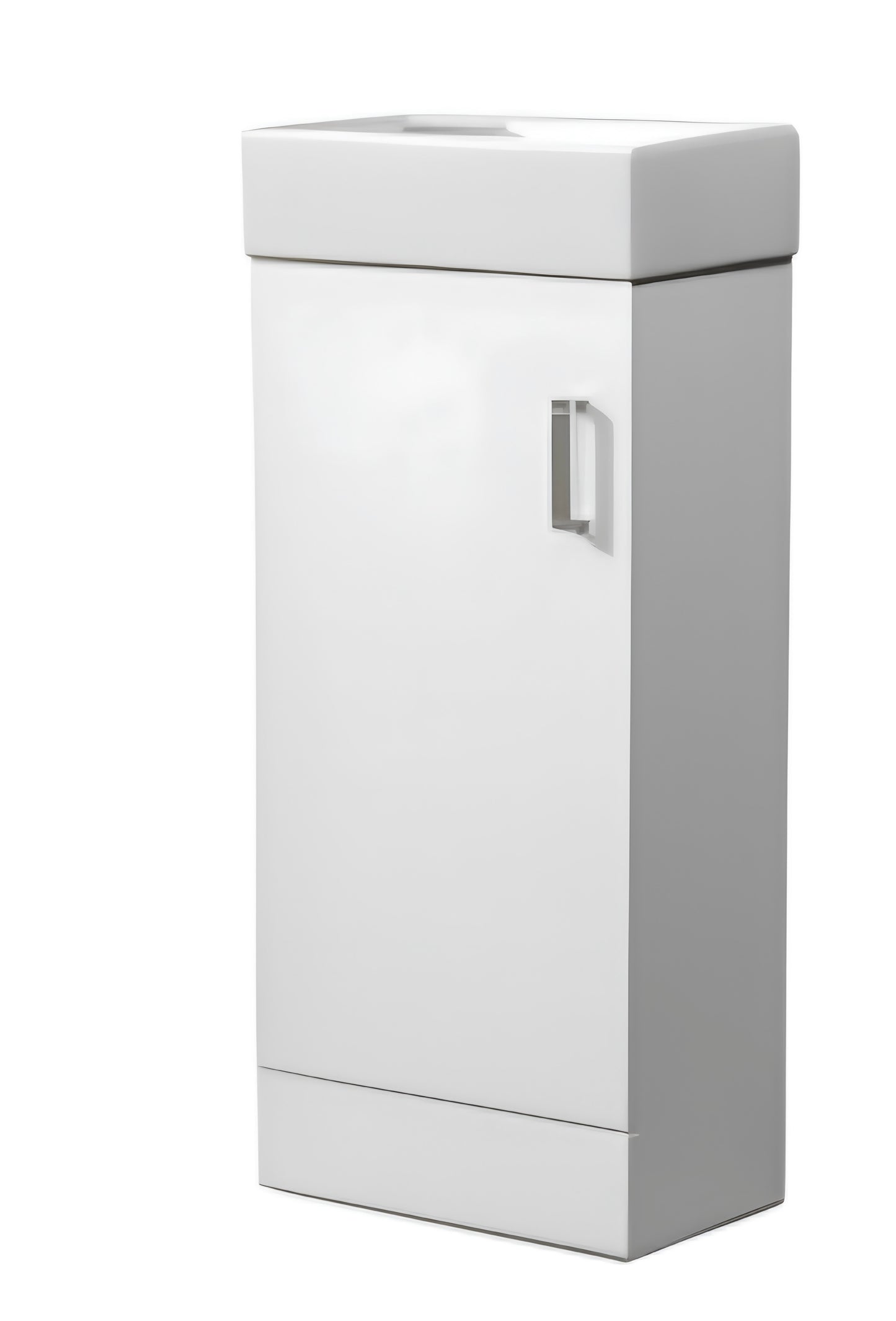Alan T. Carr Toronto Cloakroom Floor Standing Unit & Basin White