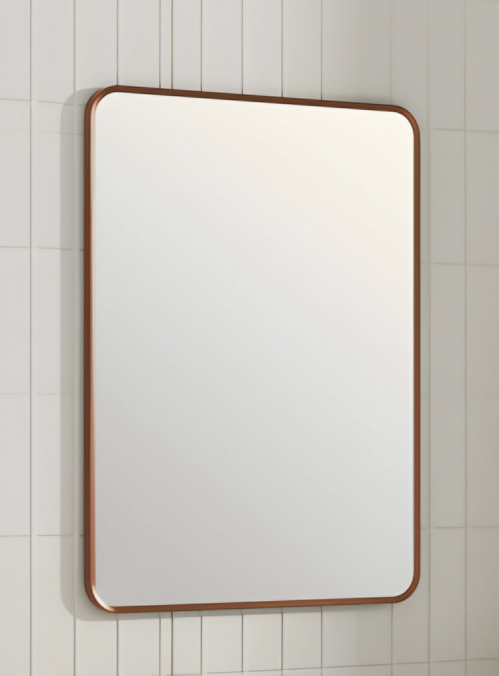 Alan T. Carr Derry 700 x 500mm Non Electric Mirror Brushed Bronze MIR032