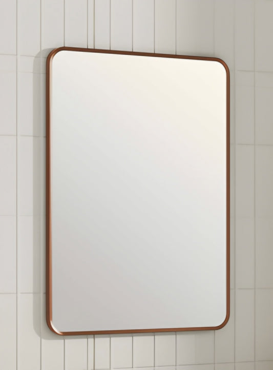 Alan T. Carr Derry 700 x 500mm Non Electric Mirror Brushed Bronze MIR032