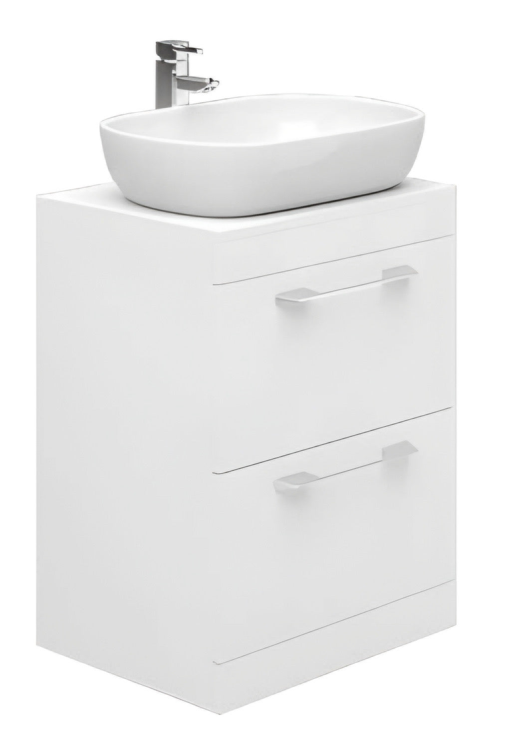 Alan T. Carr Diaz Floor Standing 2 Drawer Unit W Standard Countertop