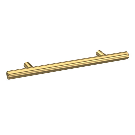 Knurled Bar Brushed Brass H030