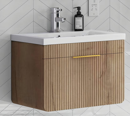 Alan T. Carr Aviary Wall Hung 2 Drawer Unit & Basin