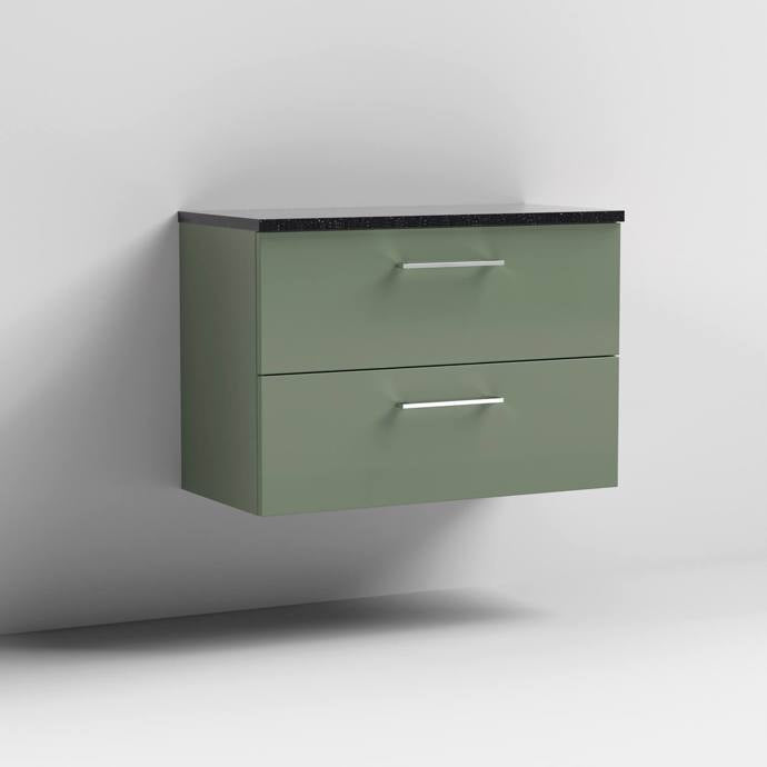 Arno 600/800mm 2 Drawer Wall Hung Worktop