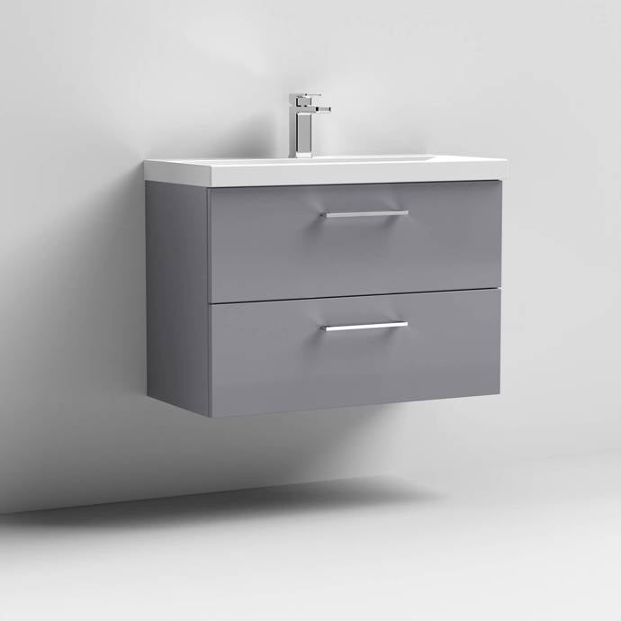 Arno 600/800mm 2 Drawer Wall Hung Basin Cabinet