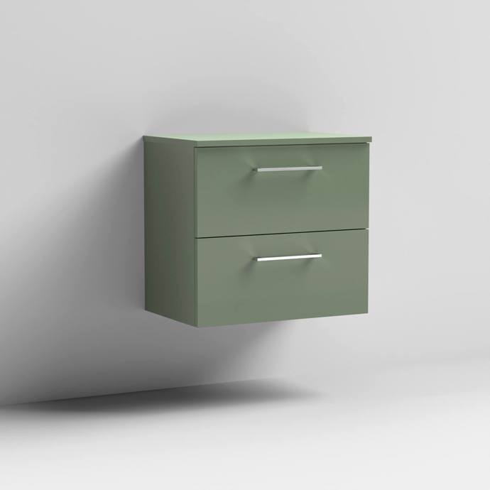 Arno 600/800mm 2 Drawer Wall Hung Worktop