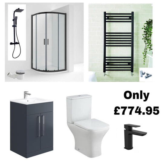 Stunning Matt Anthracite Shower room deal £774.95