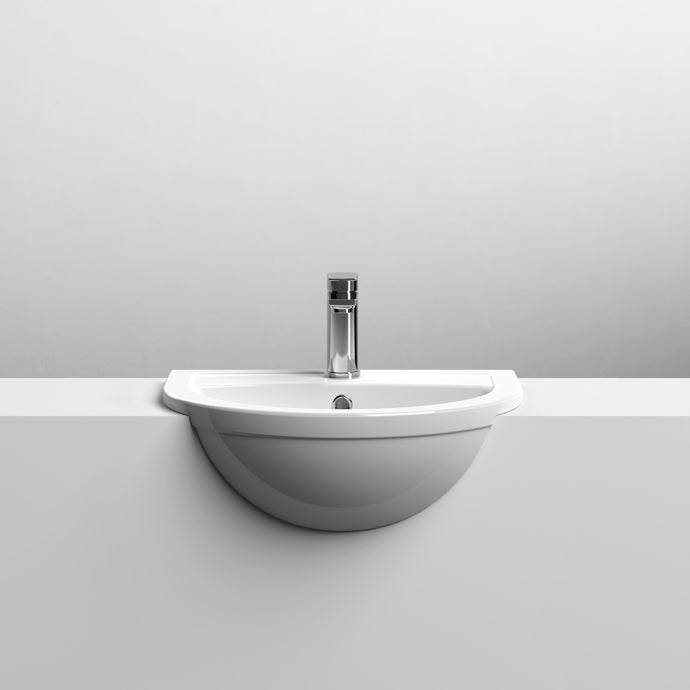 NCH305A semi recessed basin