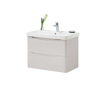 Nevis Cashmere Wall Hung Basin/Unit