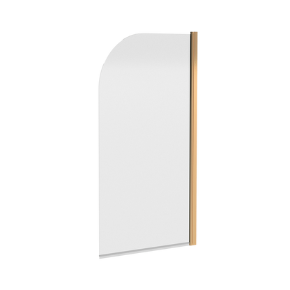 Nuie Brushed Brass Bath screens