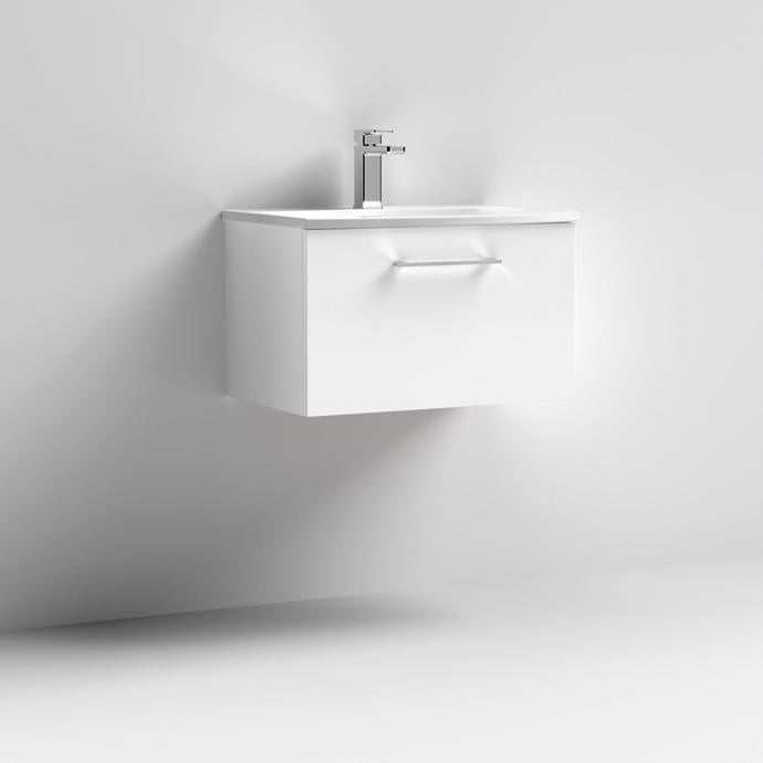 Arno 600/800mm 1 Drawer Wall Hung Basin Cabinet