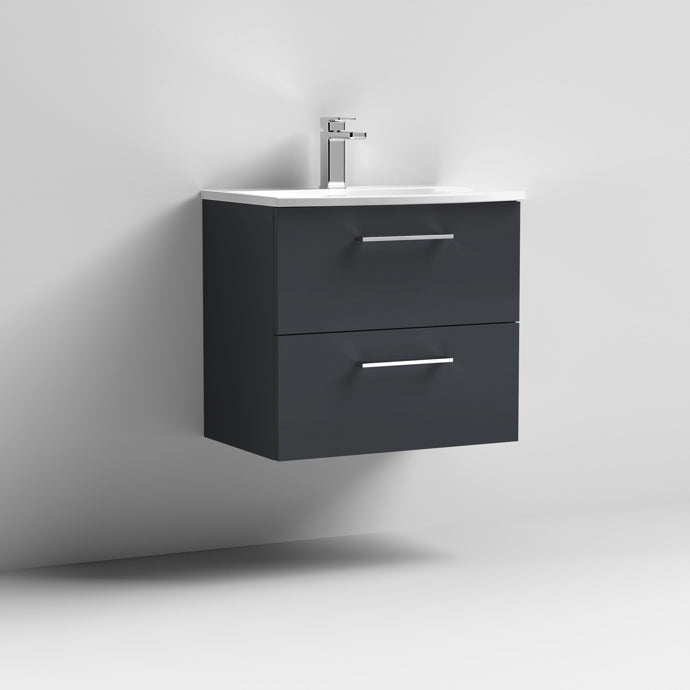 Arno 600/800mm 2 Drawer Wall Hung Basin Cabinet