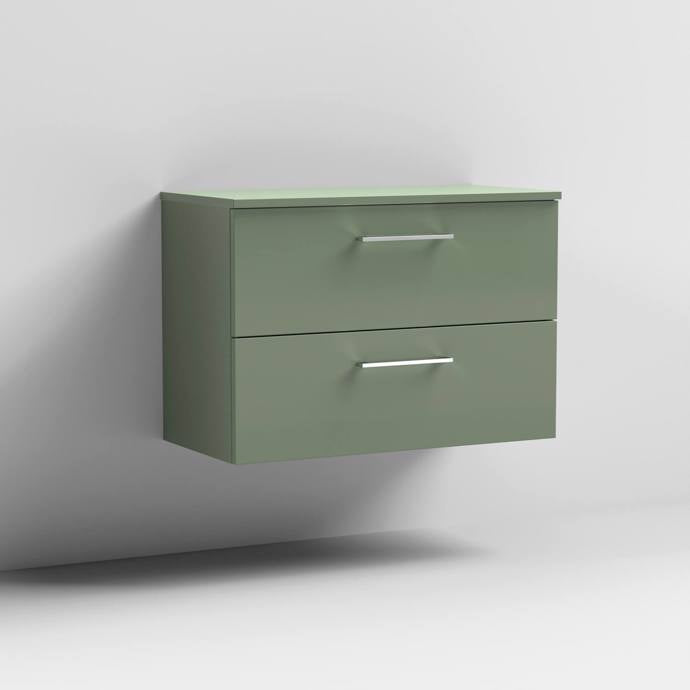 Arno 600/800mm 2 Drawer Wall Hung Worktop