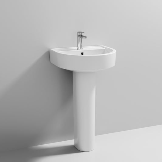 Provost 520mm 1 TH Basin & Pedestal