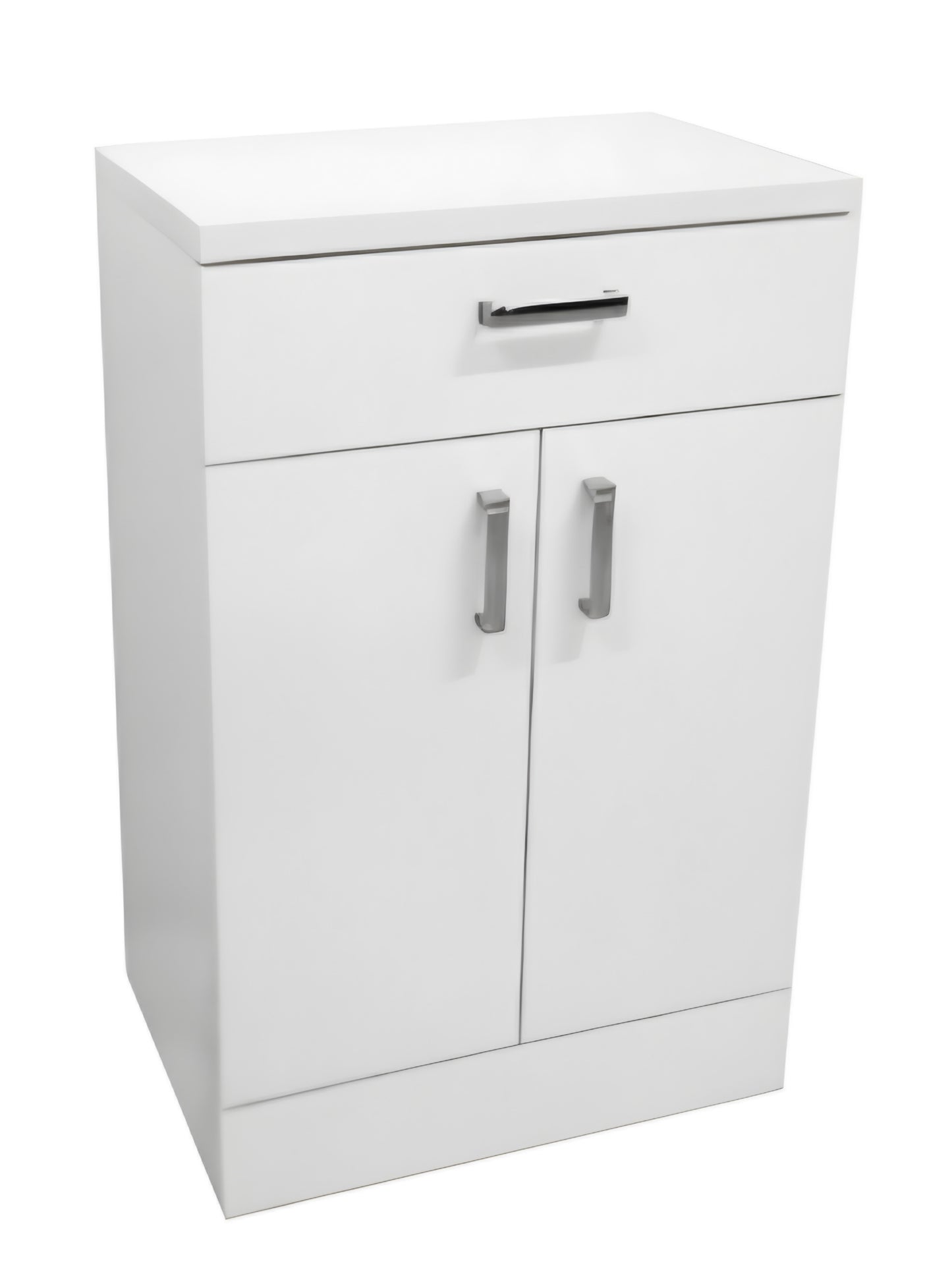 Alan T. Carr Broadway 2 Door 1 Drawer Base Unit White