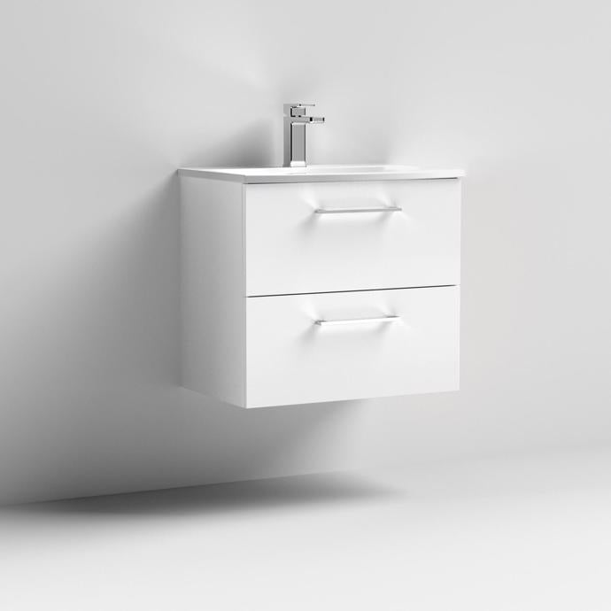 Arno 600/800mm 2 Drawer Wall Hung Basin Cabinet