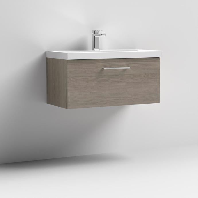 Arno 600/800mm 1 Drawer Wall Hung Basin Cabinet