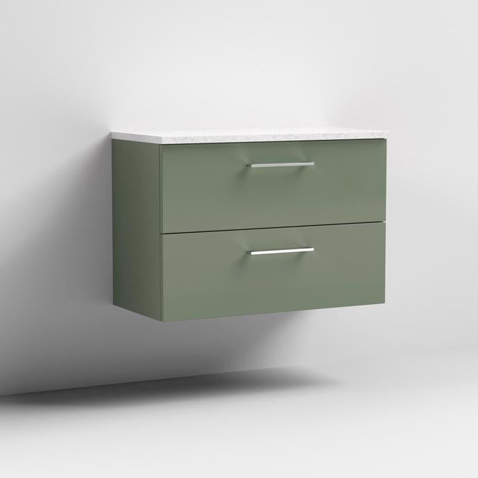 Arno 600/800mm 2 Drawer Wall Hung Worktop