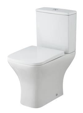 Ava Rimless Flush To Wall Pan, Cistern & Soft Close Seat