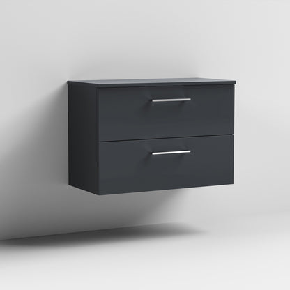 Arno 600/800mm 2 Drawer Wall Hung Worktop