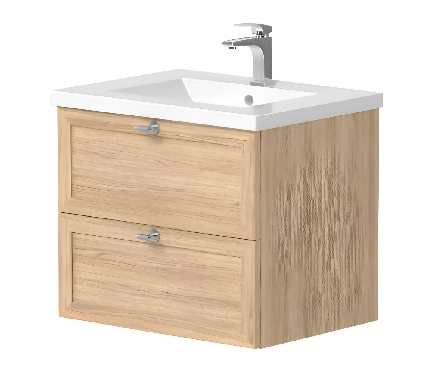 Alan T. Carr 600mm Ren Wall Hung 2 Drawer Unit & Basin