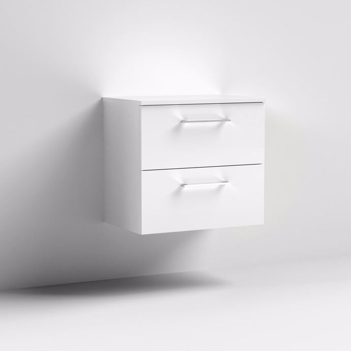 Arno 600/800mm 2 Drawer Wall Hung Worktop