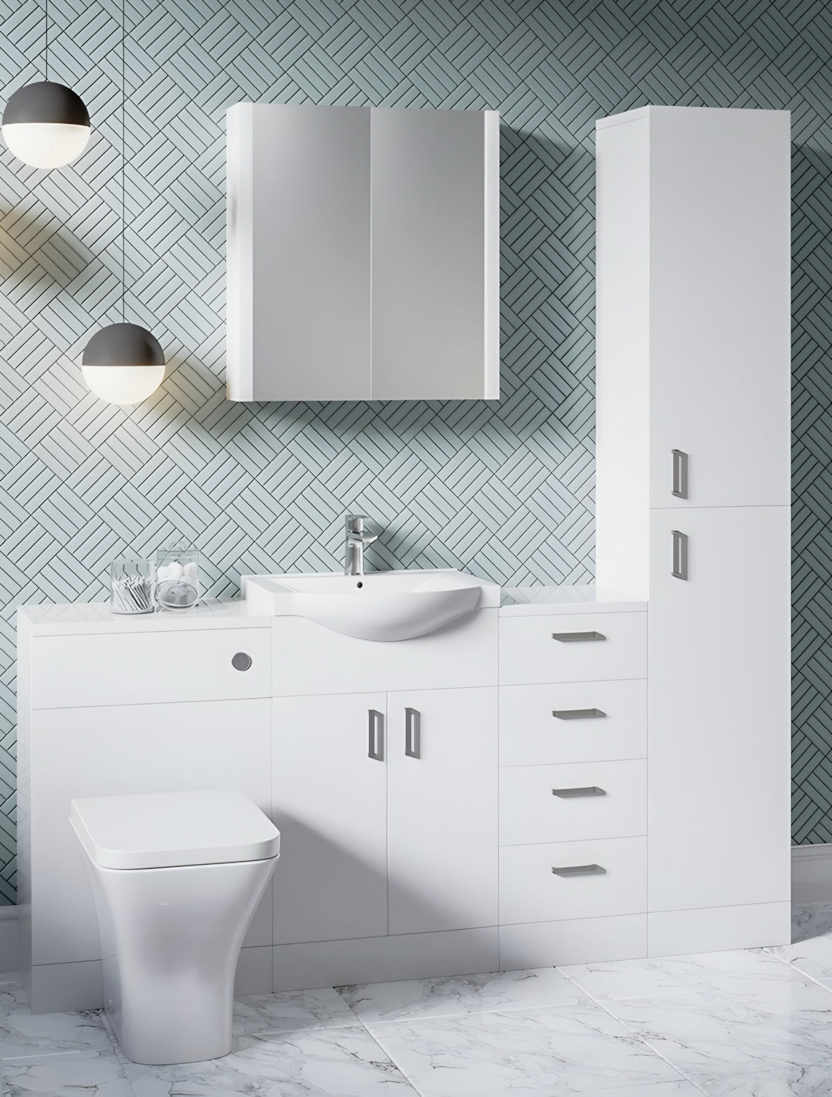 Alan T. Carr Broadway Tall Unit White