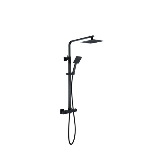 Matrix Square Twin Black Shower