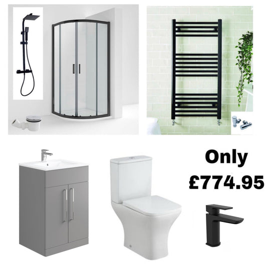 Stunning Dove Grey Shower room deal £774.85