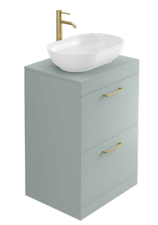 Alan T. Carr Darcy Floor Standing 2 Drawer Unit W Standard Countertop