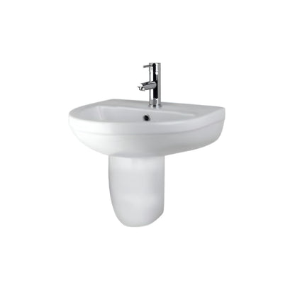 Nuie Harmony 500mm Basin & Semi Pedestal