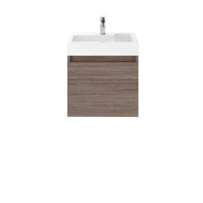 Merit Slimline 500mm Wall Hung Vanity and Basin