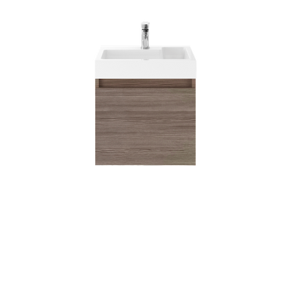 Merit Slimline 500mm Wall Hung Vanity and Basin