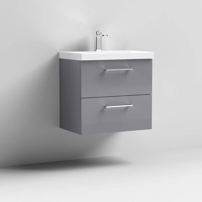 Arno 600/800mm 2 Drawer Wall Hung Basin Cabinet