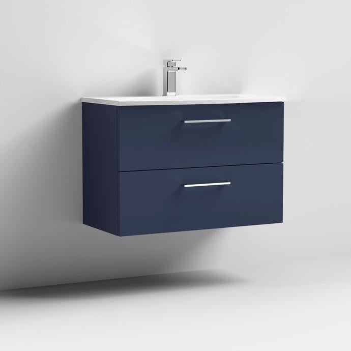 Arno 600/800mm 2 Drawer Wall Hung Basin Cabinet