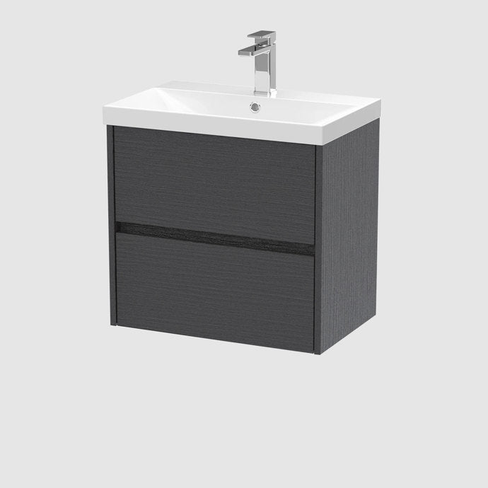 Havana 500/600/800mm 2 Drawer Wall Hung Basin Cabinet