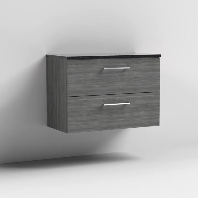 Arno 600/800mm 2 Drawer Wall Hung Worktop