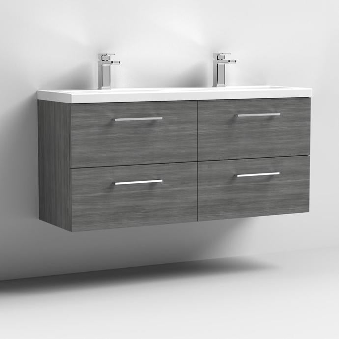 Arno 1200mm Wall Hung 1 Drawer/2 Drawer/1 Door Basin Cabinets