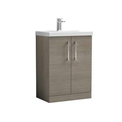 Nuie Arno 500/600/800mm 2 Door Floor Standing Basin Cabinet. Various Colours