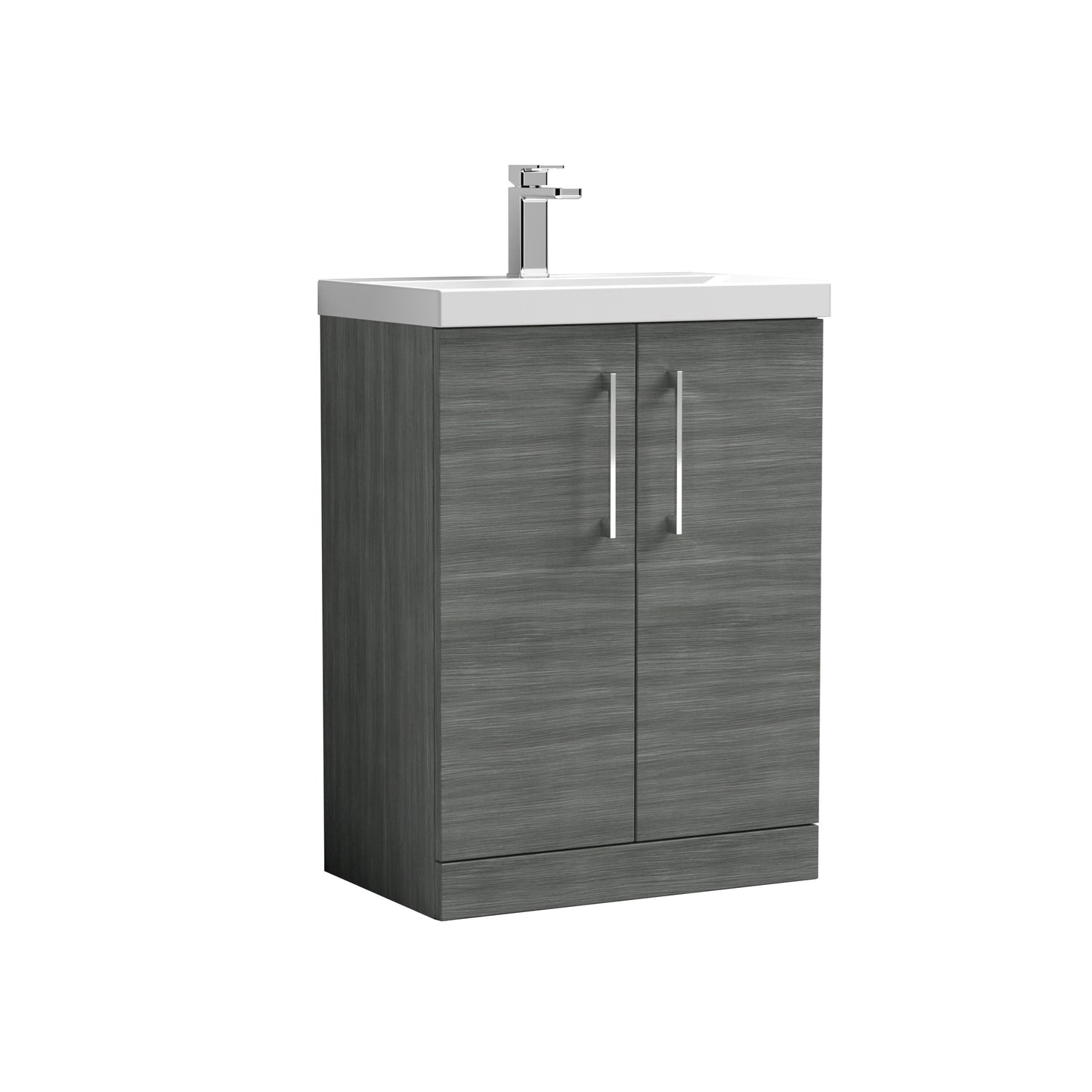 Nuie Arno 500/600/800mm 2 Door Floor Standing Basin Cabinet. Various Colours