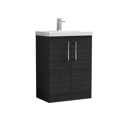 Nuie Arno 500/600/800mm 2 Door Floor Standing Basin Cabinet. Various Colours