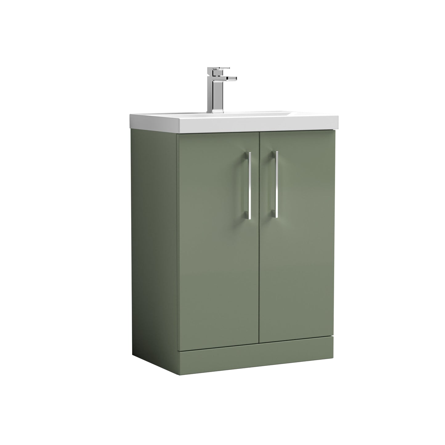 Nuie Arno 500/600/800mm 2 Door Floor Standing Basin Cabinet. Various Colours