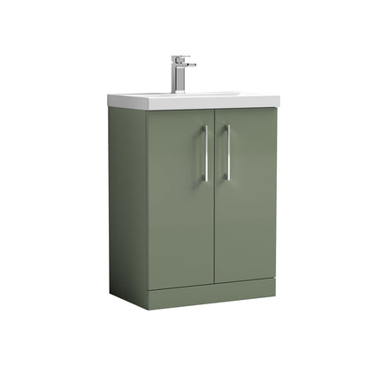 Nuie Arno 500/600/800mm 2 Door Floor Standing Basin Cabinet. Various Colours