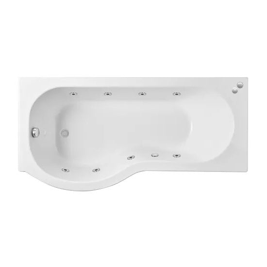 Whirlpool P - Shape Shower Bath